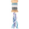 Hračka pro kočky Cívka Yarn Flamingo, 15 cm, blue