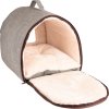 Pelíšek pro kočky Snoozebay Flamingo, brown/beige