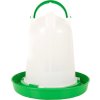 Napáječka pro drůbež Twist Flamingo, 1 l, green/white