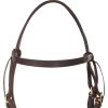 Uzdečka westernová Tie Ends Lakota, oliato