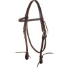 Uzdečka westernová Tie Ends Lakota, oliato
