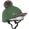0048639 pom hat silk hunter green lmit00147