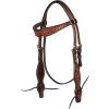 0044609 western headstall flower tooling plh01032