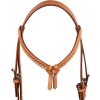 Set uzdečky a otěží Bosal Basket Tooling Pool's, COB/FULL, natural