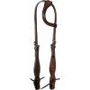0044870 one ear western bridle floral tooling plh01031