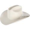 Klobouk westernový Plume On Top Tombstone, bílý (Obvod hlavy 52 cm)