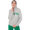 Mikina Sponge Stich Letter Equestro, se zipem, dámská, light grey melange/ultramarine green