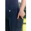 Legíny jezdecké Juna HKM, s gripem, dámské, deep blue (Velikost 34)