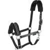 Ohlávka s beránkem Elegant Waldhausen, black/black (Velikost PONY)