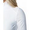 Tričko závodní Nathalie Fager, s dlouhým rukávem, dámské, bílé