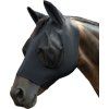 Maska proti hmyzu Essentials HKM, s ochranou uší, černá (Velikost PONY)