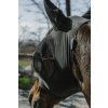 Maska proti hmyzu Lycra Equithème, s ochranou uší, černá (Velikost PONY)