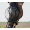 Ohlávka s maskou Equithème, s ochranou uší a nozder, černá