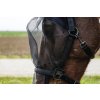 Ohlávka s maskou Equithème, s ochranou uší a nozder, černá