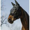 Maska proti hmyzu Soft Equithème, s ochranou uší, černá (Velikost PONY)