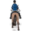 Figurka PAPO, kůň v kroku s jezdcem