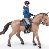 Figurka PAPO, kůň v kroku s jezdcem
