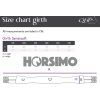 Podbřišník Sensisoft QHP, hnědý (Délka 120 cm)