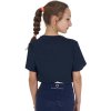 Tričko bavlněné Horse Club Equestro, pruhované, dívčí, navy