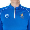 Tričko Polo X Fise Equestro, s dlouhým rukávem, dámské, azzurro savoia