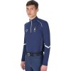 Triko Polo X Fise Equestro, s dlouhým rukávem, pánské, navy blazer
