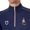 Triko Polo X Fise Equestro, s krátkým rukávem, pánské, navy blazer
