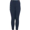 Legíny jezdecké Classic Equestro, s gripem, zimní, dětské, navy blazer