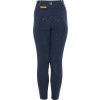 Legíny jezdecké Classic Equestro, s gripem, zimní, dětské, navy blazer