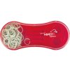 Kartáč s gumičkami a hřebenem Hippotonic, red