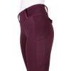Legíny jezdecké Alize Equithème, s gripem, dámské, plum