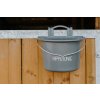 Žlab na krmení Hippotonic, závěsný, 14 l, dark grey