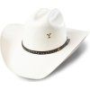 Klobouk westernový Cutter Stars & Stripes, bílý (Obvod hlavy 54 cm)