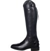 Boty jezdecké Julie HKM, extra úzké lýtko/vysoké, pro juniory, černé