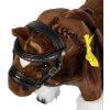Uzdečka pro plyšového koníka Equestro, černá