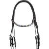Uzdečka anatomická Moulin Rouge Acavallo, černá (Velikost COB)
