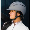 Helma jezdecká Olania Deluxe Imperial Riding, širší kšilt, grey