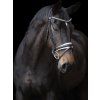 Uzdečka anatomická Fria Imperial Riding, černá/bílá (Velikost PONY)
