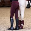 Legíny jezdecké Tessy Imperial Riding, s gripem, zimní, dětské, fig