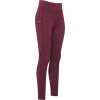 Legíny jezdecké El Capone Imperial Riding, s gripem, dámské, bordeaux