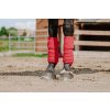 Bandáže Polo Equithème, 4 ks, 3 m, red