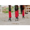 Bandáže Polo Equithème, 4 ks, 3 m, red