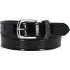 Pásek kožený Lagos QHP, černý