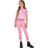 Legíny jezdecké Rosalynn QHP, s gripem, dětské, cheery pink