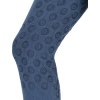 Legíny jezdecké Rosalynn QHP, s gripem, dětské, denim