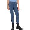 Legíny jezdecké Rosalynn QHP, s gripem, dětské, denim (Velikost 140)