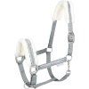 Ohlávka s beránkem Elegant Waldhausen, chrome grey (Velikost PONY)