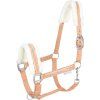 Ohlávka s beránkem Elegant Waldhausen, peach (Velikost PONY)