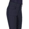 Rajtky Aubree QHP, s gripem, dětské, navy (Velikost 140)