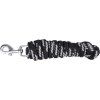 Vodítko USG, 2 m, black/silver (Varianta s panic karabinou)