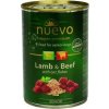 Konzerva pro psy Nuevo, senior, jehněčí s ovesnými vločkami, 400 g